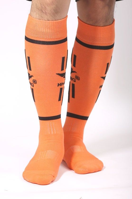 Tất Bóng Đá Dài Hiwing Màu Cam