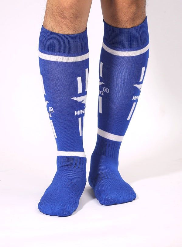 Tất Bóng Đá Dài Hiwing Màu Xanh Dương