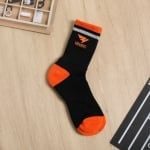 Tất Thể Thao Hiwing 88 Màu Đen Cam