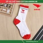Tất Thể Thao Hiwing 88 Màu Trắng Đỏ