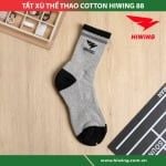 Tất Thể Thao Hiwing 88 Màu Xám Đen