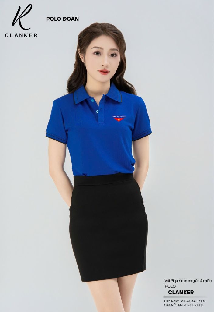 Áo Polo Đoàn Thanh Niên Việt Nam Cờ Đỏ Sao Vàng Nam Nữ