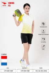 Áo Pickleball, Cầu Lông Hiwing P3 –  Màu Vàng