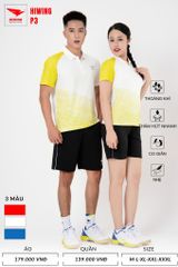 Áo Pickleball, Cầu Lông Hiwing P3 –  Màu Xanh