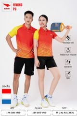 Áo Pickleball, Cầu Lông Hiwing P3 –  Màu Vàng