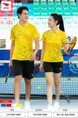 Áo Cầu Lông , Pickleball Hiwing W8 - Màu Đỏ