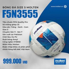 Bóng đá Molten F5N3555 Size 5