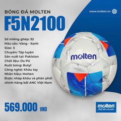 Bóng đá Molten F5N2100 Size 5