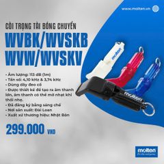 Còi Trọng Tài Bóng Chuyền Chính Hãng MOLTEN WVBK
