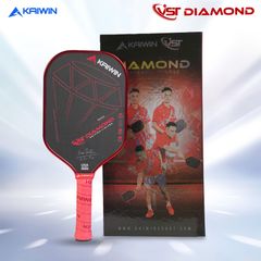 Vợt Pickleball Kaiwin DIAMOND VST Màu Đỏ