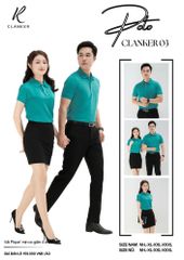Áo Polo Thể Thao CLANKER 03 Màu Xanh Lý