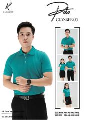 Áo Polo Thể Thao CLANKER 03 Màu Xanh Lý
