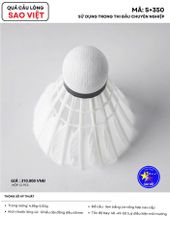 Hộp Cầu Lông Thi Đấu Sao Việt S350