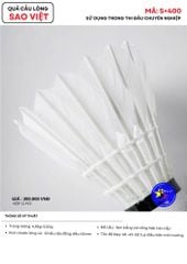 Hộp Cầu Lông Thi Đấu Sao Việt S400
