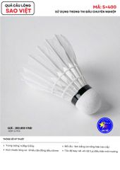 Hộp Cầu Lông Thi Đấu Sao Việt S400