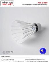 Hộp Cầu Lông Thi Đấu Sao Việt S400