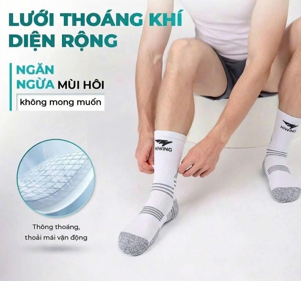 TẤT THỂ THAO HIWING CAO CẤP – BẢTẤT THỂ THAO HIWING CAO CẤP – BẢO VỆ CHÂN, TỐI ƯU HIỆU SUẤTO VỆ CHÂN, TỐI ƯU HIỆU SUẤT