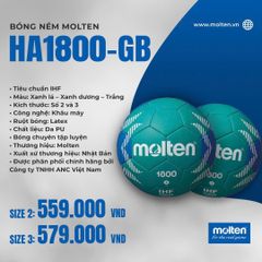 Bóng ném Molten H3A1800-GB – Size 2.3