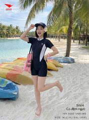 Bộ bơi nữ Hiwing SW4 liền thân tay ngắn kín đáo