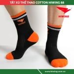 Tất Thể Thao Hiwing 88 Màu Đen Cam