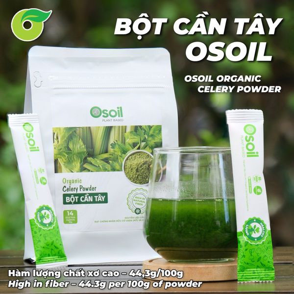  Bột cần tây hữu cơ Osoil (14 gói) 