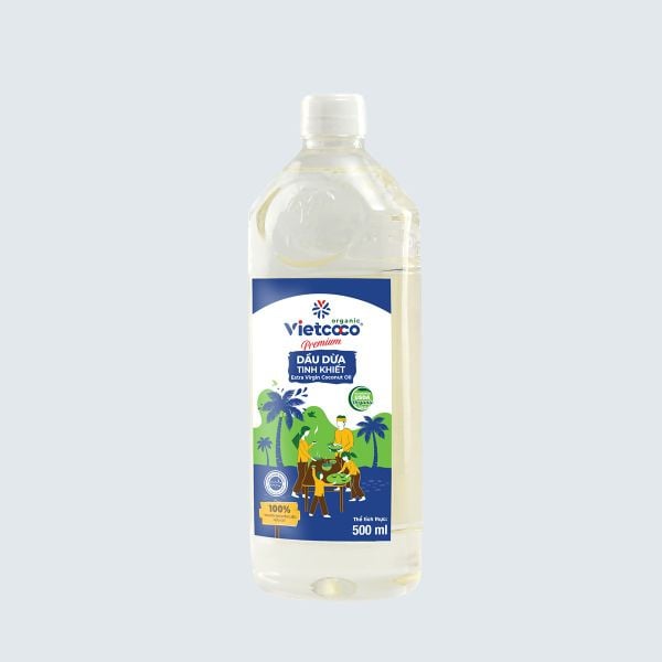  Dầu dừa hữu cơ Vietcoco 500ml 