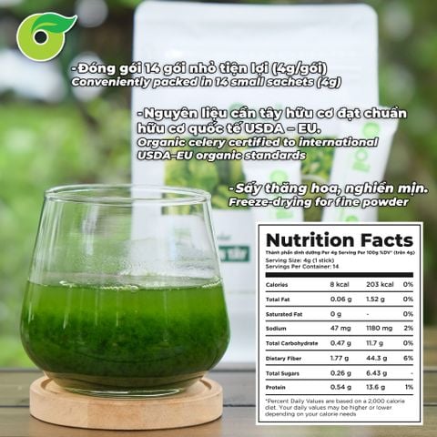  Bột cần tây hữu cơ Osoil (14 gói) 