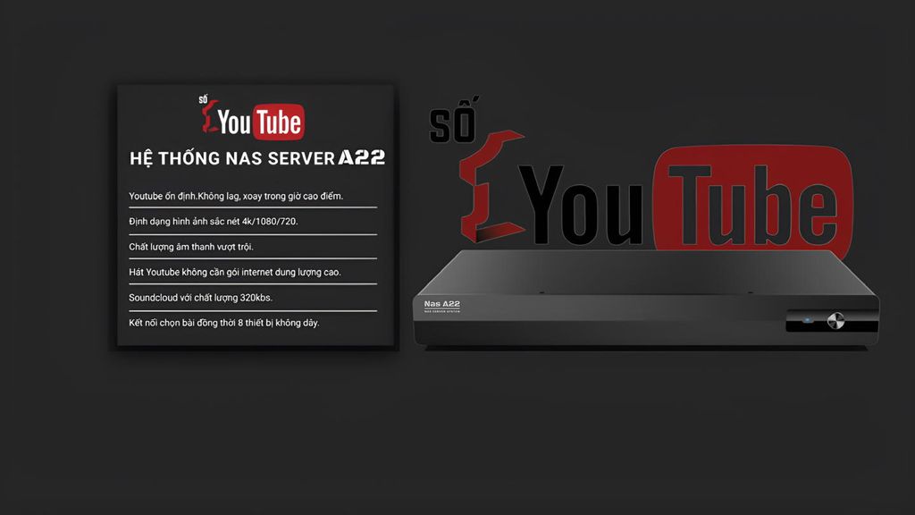 Đầu chọn bài Karaoke NAS A22