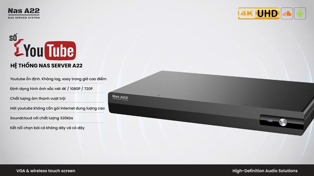 Đầu chọn bài Karaoke NAS A22