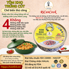 HỘP 2 BÁT TÔM KHO TRỨNG CÚT - DAILY - RICANCOOK - DAILY - (Quý khách vui lòng chọn đơn vị tính)