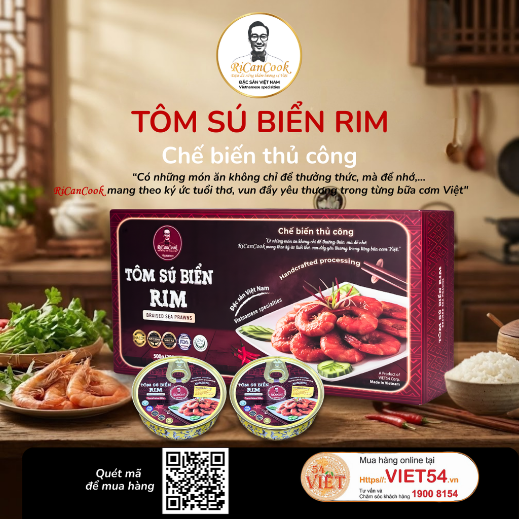 HỘP 2 BÁT TÔM SÚ BIỂN RIM - SIGNATURE - RICANCOOK - (Quý khách vui lòng chọn đơn vị tính)