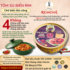 HỘP 2 BÁT TÔM SÚ BIỂN RIM - SIGNATURE - RICANCOOK - (Quý khách vui lòng chọn đơn vị tính)