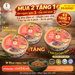 ƯU ĐÃI MUA 2 CÁ CƠM KHO RICANCOOK TẶNG 1 CÁ CƠM KHO RICANCOOK