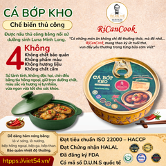 HỘP 2 BÁT CÁ BỚP KHO - SIGNATURE - RICANCOOK - (Quý khách vui lòng chọn đơn vị tính)