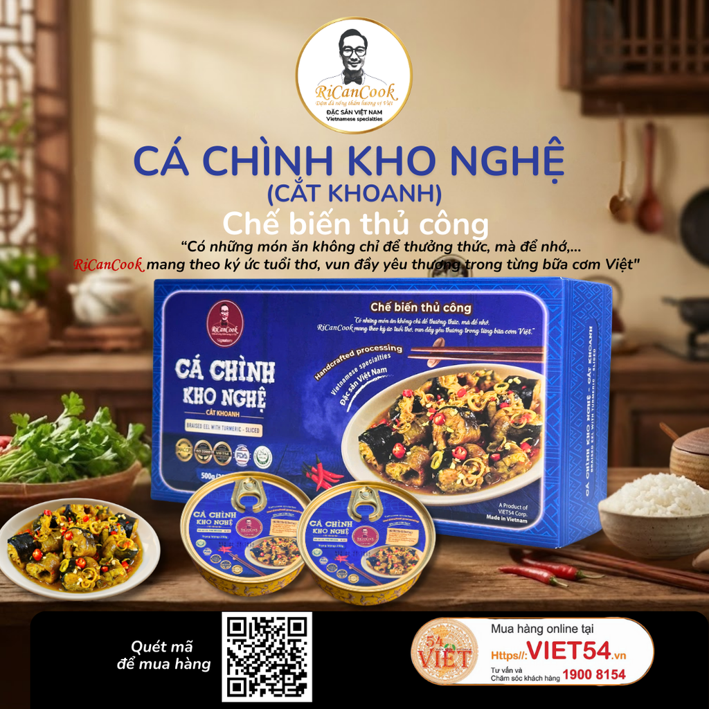 HỘP 2 BÁT BÁT CÁ CHÌNH KHO NGHỆ (cắt khoanh) - SIGNATURE - RICANCOOK -  (Quý khách vui lòng chọn đơn vị tính)