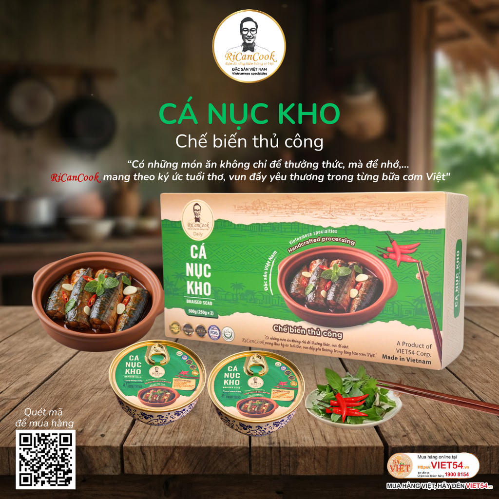 BÁT CÁ NỤC KHO - DAILY - RICANCOOK - DAILY -  BÁT/ HỘP (Quý khách vui lòng chọn đơn vị tính)