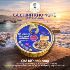 SET QUÀ CƠM NHÀ ĐÓN TẾT 6 - RiCanCook - 1 Hộp Bồi Sóng gồm 4 bát Cá Chình kho Nghệ(Cắt Khoanh), 1 bát 250g