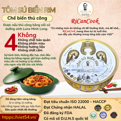 HỘP 2 BÁT TÔM SÚ BIỂN RIM - ROYAL - RICANCOOK -  (Quý khách vui lòng chọn đơn vị tính)