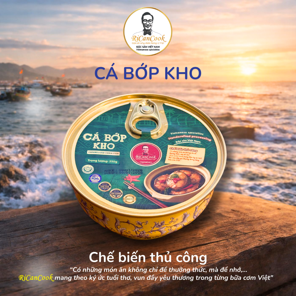 HỘP 2 BÁT CÁ BỚP KHO - SIGNATURE - RICANCOOK - (Quý khách vui lòng chọn đơn vị tính)