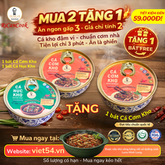 ƯU ĐÃI MUA 1 BÁT CÁ NỤC KHO VÀ 1 BÁT CÁ CƠM KHO TẶNG 1 BÁT CÁ CƠM KHO