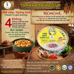 BÁT TÔM KHO TRỨNG CÚT - DAILY - RICANCOOK - DAILY - (Quý khách vui lòng chọn đơn vị tính)