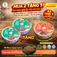 ƯU ĐÃI MUA 2 BÁT CÁ NỤC KHO RICANCOOK TẶNG 1 BÁT CÁ CƠM KHO RICANCOOK