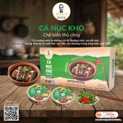HỘP 2 BÁT CÁ NỤC KHO - DAILY - RICANCOOK - DAILY -  BÁT/ HỘP (Quý khách vui lòng chọn đơn vị tính)
