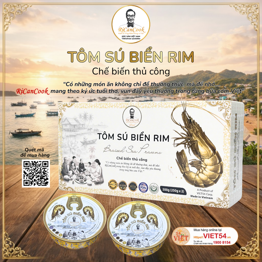 TÔM SÚ BIỂN RIM - ROYAL - RICANCOOK