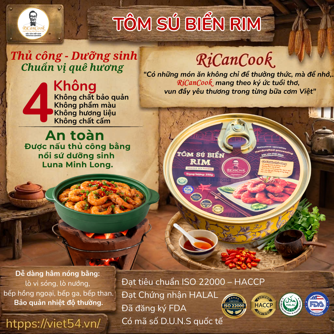 TÔM SÚ BIỂN RIM - SIGNATURE - RICANCOOK