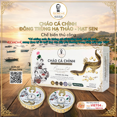 HỘP 2 BÁT CHÁO CÁ CHÌNH – ĐÔNG TRÙNG HẠ THẢO – HẠT SEN - ROYAL - RICANCOOK - (Quý khách vui lòng chọn đơn vị tính)