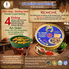 BÁT CÁ CHÌNH KHO NGHỆ (cắt khoanh) - SIGNATURE - RICANCOOK -  (Quý khách vui lòng chọn đơn vị tính)