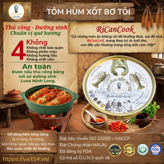 BÁT TÔM HÙM XỐT BƠ TỎI - ROYAL - RICANCOOK -  (Quý khách vui lòng chọn đơn vị tính)