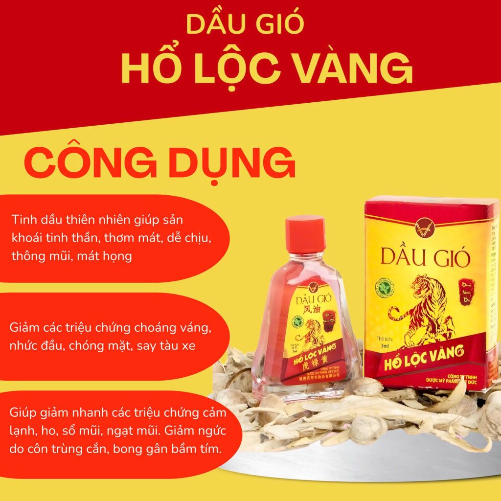 Dầu Gió - Hổ Lộc Vàng