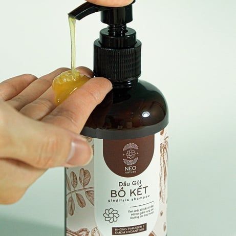 Dầu Gội Bồ Kết Giảm Rụng Óng Mượt Tóc NEO Nature 250ml